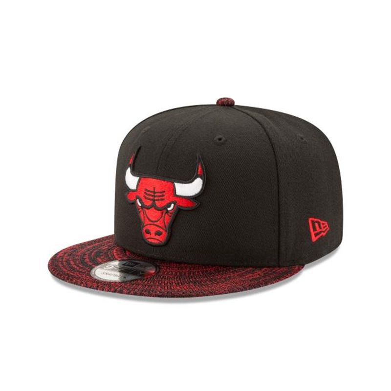 NBA Chicago Bulls Visor Fresh 9Fifty Snapback (BQD6767) - Black New Era Caps